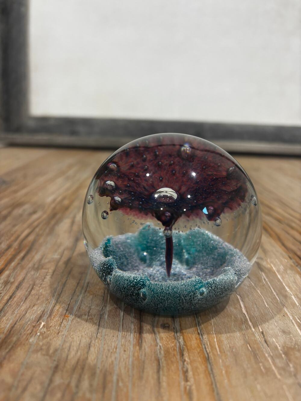 Caithness Scotland Fountain Art Glass Paperweight Signed Numbered 0287